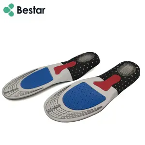 Palmilhas de sapatos de silicone, palmilhas ortopédicas de gel de silicone para esportes de fábrica, arco de apoio plantar