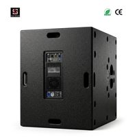Système de sonorisation professionnel pour événements en plein air, caisson de basses actif de 21 pouces, 2400 W, DSP, Line Array, enceinte de basses PA