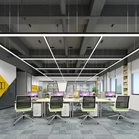 Lumière suspendue rectangulaire moderne pour salle de réunion de bureau commerciale, salle de classe, panneau suspendu, plafond, bande LED linéaire