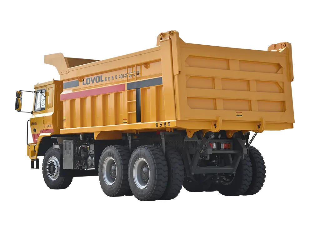 HanPei costruzione 90ton pesante 6x4 camion minerario 60ton carico utile LT90 fuori strada ampio autocarro con cassone ribaltabile per la vendita