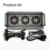 Rak Industri JYWD 20 Port USB Ganda untuk Pengisian Massal & Sinkronisasi Data dengan Kit Kabel Daya (Hitam/Putih)
