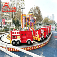 Train électrique pour enfants 12 places le plus intéressant, manège pour enfants, mini-camion de pompiers, train navette, train de divertissement à vendre