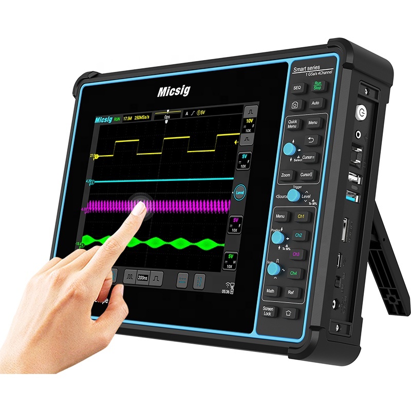 Micsig automotive Oscilloscope tablet 100mhz 4 channels digital oscilloscope