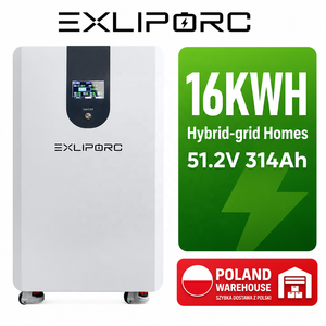 Batterie LiFePO4 certifiée sûre 16 kWh 51,2 V 314 Ah, stable thermiquement, entrepôt Pologne, stockage d'énergie solaire domestique - Product Image 1