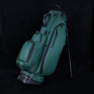 Sac de <span class=keywords><strong>golf</strong></span> de luxe imperméable en cuir PU grainé vert vintage personnalisé <span class=keywords><strong>pour</strong></span> hommes et femmes - Product Image 3
