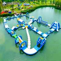 Parc aquatique gonflable Yuetong, équipement de parcours d'obstacles, trampolines aquatiques, jeux, plateforme flottante pour adultes
