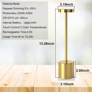 Nordic Simple Modern Metal Flexible Battery-Powered Desk <strong>Lamp</strong> <strong>Charge</strong> and Plug Dual Purpose Bedroom Ambiance <strong>Lamp</strong> - Product Image 6