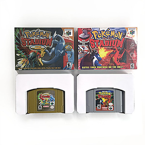 ตลับเกม USA version English stadium 1 stadium 2 USA NTSC สำหรับเครื่องเล่นเกม 64 บิต พร้อมกล่องขายปลีกสำหรับ N64 - Product Image 1