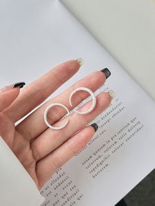 Dylam New Exclusive Design Women Solid Sterling Silver Jewelry Rhodium Plated Tinfoil Pleats Stylish <b>Resize</b> Adjustable <b>Rings</b> - Product Image 3