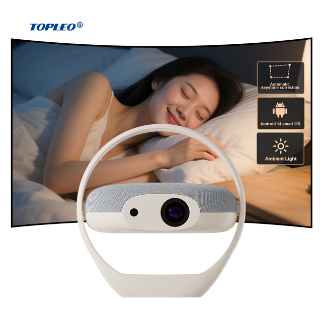 Topleo Projector Android Smart Portable Video H723 Beamer Android 14 Video  Home Lcd 4k Mini Proyectores