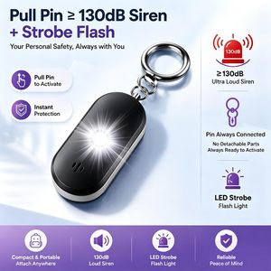 Personal <b>Safety</b> Alarm 130dB SOS Self Defense <b>Keychain</b> Emergency Security Device for Women Kids Walking Running Campus Travel - Product Image 4