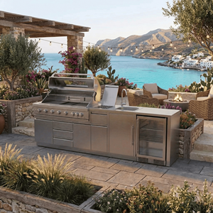 <span class=keywords><strong>Cucina</strong></span> Esterna Modulare Personalizzabile <span class=keywords><strong>in</strong></span> Acciaio Inox SS304, Mobile Multifunzionale <span class=keywords><strong>per</strong></span> Riciclo e Uso Esterno <span class=keywords><strong>per</strong></span> Patio - Product Image 2