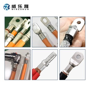 เครื่องจีบขั้วไฟฟ้ากึ่งอัตโนมัติขนาดใหญ่70มม. เครื่องทำสายเซอร์โวแบบปลั๊กสี่เหลี่ยม WS-S05W - Product Image 6