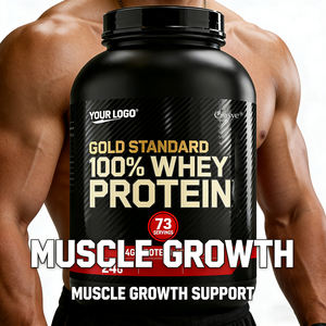 Vente chaude aux États-Unis et en Europe, OEM/ODM, poudre de protéines de lactosérum 24G 100% avec acides aminés - Isolat de protéines de lactosérum post-entraînement, sans arômes artificiels - Product Image 4