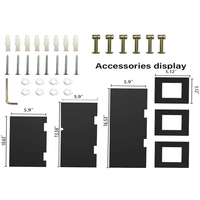 Set mit 3 Wandre galen für dekorative Regal wände
