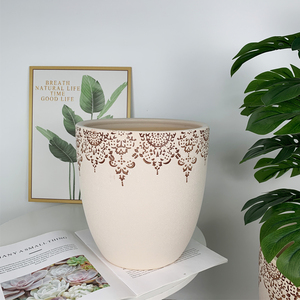 Pots en céramique émaillée de haute qualité pour le <span class=keywords><strong>service</strong></span> de plantes décoratives d'intérieur et de jardin - Product Image 4