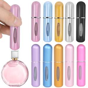 Prix bas en gros Mini mignon pompe pulvérisateur bouteille rechargeable voyage aluminium 5ml Parfum Portable parfum vaporisateur <span class=keywords><strong>Atomi</strong></span> - Product Image 5