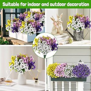 Bouquets de fleurs artificielles de haute qualité en gros pour la décoration des cimetières et des événements commémoratifs - Product Image 4