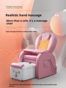 Salón moderno multifuncional Silla de lavado de pedicura de lujo Silla de spa de pedicura para lavabo de champú - Product Image 3