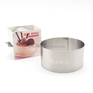 <span class=keywords><strong>Mini</strong></span> <span class=keywords><strong>moule</strong></span> rond et à tarte en acier inoxydable, anneau réglable, 6 CM à 10 CM, pour décoration de gâteau, cuisson, 1 pièce - Product Image 3