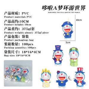 PVC haute qualité divers dessin animé mignon <span class=keywords><strong>Dora</strong></span> figurines en gros enfants 3D poupée jouets famille bureau décoration ornement - Product Image 4