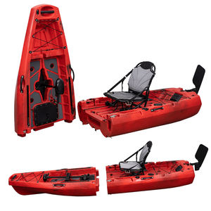 <span class=keywords><strong>Kayak</strong></span> modulaire 10ft à pédales ou <span class=keywords><strong>kayak</strong></span> électrique LLDPE monoplace assis sur le dessus <span class=keywords><strong>Kayak</strong></span> modulaire à pédales <span class=keywords><strong>de</strong></span> pêche - Product Image 1