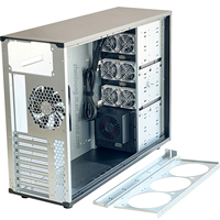 Casing Full Tower ZhenLoong 24 Bay U.2 NVMe SSD dan 5 Bay Hard Drive SATA Hot-swap NAS Server Storage Workstation Chassis EATX