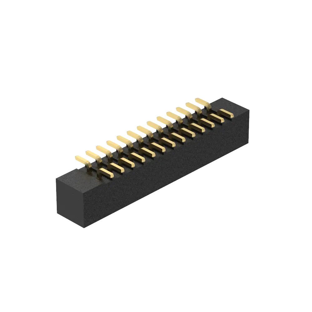 Denentech Dual Row Straight Macho 2,00mm IDC Box Header Cuerpo de Latón chapado en oro con 5P 8P 16p Pins para aplicación de PCB