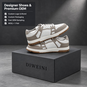 Chaussures de créateur de luxe pour hommes et femmes, haute qualité, blanc taupe, chaussures de marche, baskets rétro, zapatillas, neuves - Product Image 1
