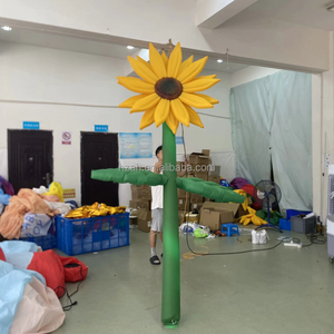 Modelo de Girasol Inflable Gigante, Decoración Inflable de Girasol Atractiva y Hermosa para <span class=keywords><strong>Eventos</strong></span> - Product Image 3