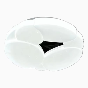 Plafoniera LED Moderna a Forma di Nuvola in Ferro e PVC, 24W IP20 AC Rotonda 3000-6500K per Camera da Letto, Soggiorno, Cameretta, Montaggio a Superficie - Product Image 2