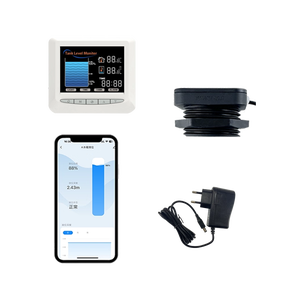 Hupira Tuya Smart Kabelloser Wassertank-Füllstandsensor Ultraschall-Fernanzeige APP-Alarm-Monitor 0,02m Genauigkeit PC-Material für Zuhause - Product Image 1