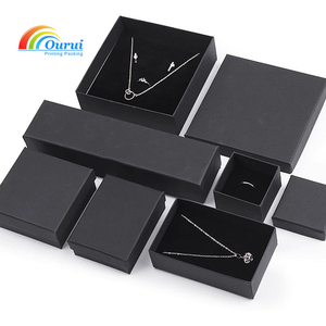 Factory Wholesale Custom Paper Jewelry Drawer <b>Box</b> For Ring Earring Bracelet Bangle Pendant Necklace <b>Cheap</b> Price Custom Logo - Product Image 2
