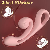 Neues Design G-Punkt Vibrator 2-in-1 Klitoris Rotierender und Anpassbarer Rabbit Vibrator Sexspielzeug für Frauen