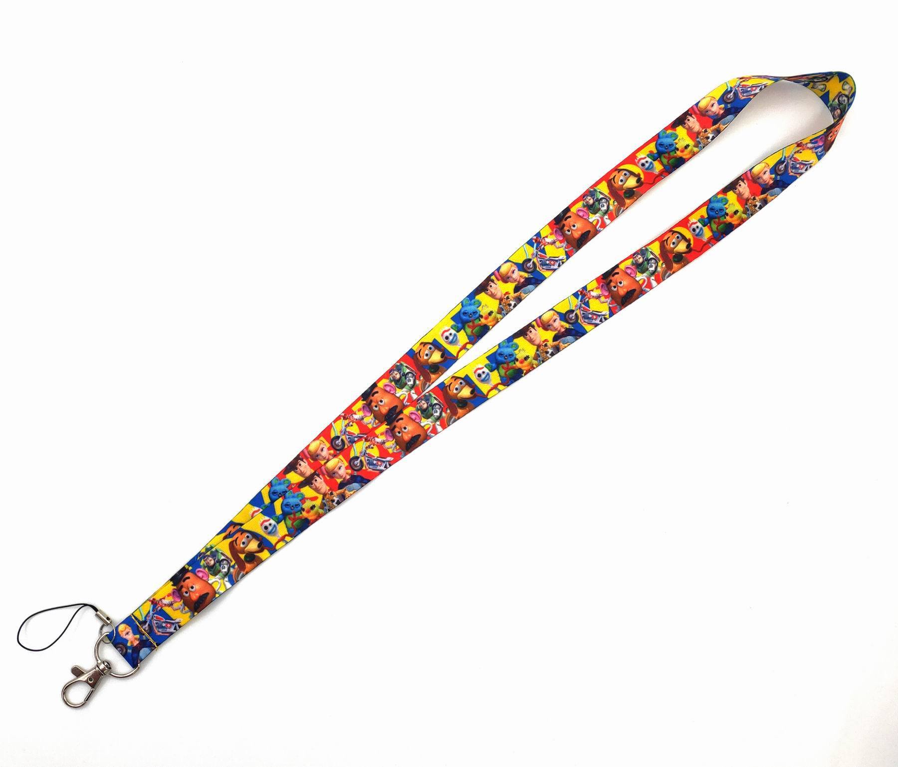 Hign Quality Creative Cartoon Lovely Toy Story Lanyards Neck Strap Phone Case Card Holder Anti-Lost Lanyards Promotional Gifts Image 2