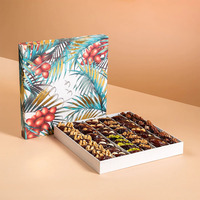 Emballage en carton de haute qualité OEM/ODM Boîte cadeau pour chocolat aux dattes rouges