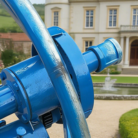 Foreuse électrique rotative portative 2500W pour puits d'eau, 60m, trépan 150mm, machine de forage portable pour ferme et maison