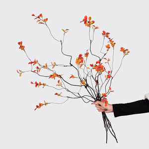 Branches d'olivier artificielles Gardenia 59-90cm, bouquet réaliste en soie pour la décoration de la maison, de l'hôtel, style chinois - Product Image 2