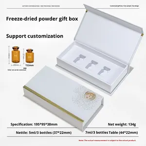 علبة هدايا تجميلية قابلة لإعادة التدوير مطلية بالأشعة فوق البنفسجية لتعبئة المساحيق المجففة بالتجميد، مناسبة لصالونات التجميل والعملاء، عبوة من <span class=keywords><strong>3</strong></span> قطع - Product Image 6