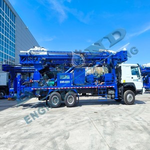 Trivella Rotante Automatica Diesel da 450m per Pozzi d'Acqua con Cuscinetti e Riduttore, Montata su Rimorchio per Perforazione di Pozzi - Product Image 2