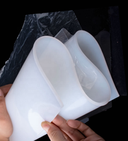 Feuille de caoutchouc de latex de silicone découpée à l'emporte-pièce en caoutchouc de silicone transparent résistant aux hautes températures