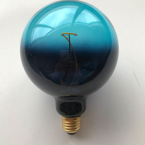 <span class=keywords><strong>Ampoule</strong></span> LED à filament peinte G125 de 125 mm, 4 W, dimmable, 2200 K, E27 E26, 110 V 240 V, lampe décorative rétro, lumière ambiante - Product Image 1