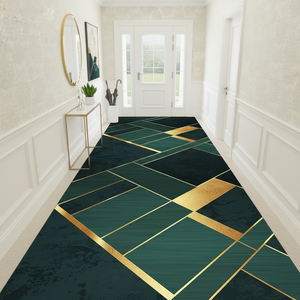 Tappeto a Scacchi Retrò per <span class=keywords><strong>Corridoio</strong></span>, Antiscivolo e Resistente all'Usura, per Ingresso e Casa - Product Image 1