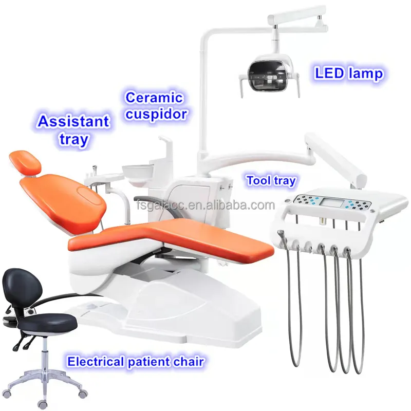 En iyi satış Ce onaylı hidrolik ekonomik ucuz dişçi sandalyesi ürün tek diş hekimi dışkı diş ünitesi fiyatı ekipmanları kullanılan