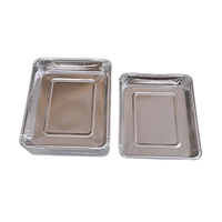 Sortez les plats de cuisson et les casseroles Plateau rectangulaire en aluminium pour les aliments pour servir et transporter Durable et facile à utiliser