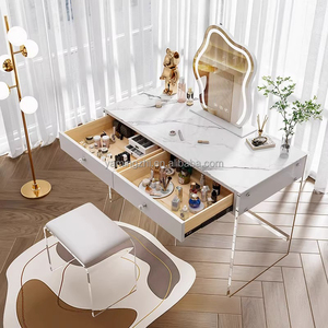 Phổ biến sang trọng sử dụng nhà nổi Acrylic trang điểm bảng thiết kế đơn giản trong suốt phòng Acrylic bàn trang điểm - Product Image 3