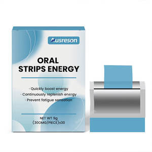 Tiras Energéticas Orales Ausreson OEM, Tiras de Disolución Oral, Suplemento Deportivo Pre-Entrenamiento de Marca Privada - Product Image 1