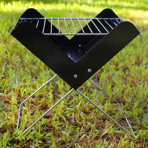 Four à barbecue pliable en aluminium portable pour l'extérieur, pour le camping et l'usage domestique, fonctionnant au bois et au charbon de bois, Zhejiang - Product Image 5