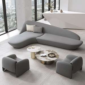 Recepción y negociación <span class=keywords><strong>de</strong></span> estilo moderno Sofá Cabina <span class=keywords><strong>de</strong></span> vestíbulo del hotel Club VIP Sala <span class=keywords><strong>de</strong></span> exposiciones Recepción Combinación <span class=keywords><strong>de</strong></span> oficina <span class=keywords><strong>de</strong></span> ventas - Product Image 5