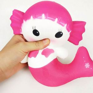 Hot Sell Kawaii Slow Rising <b>Squishy</b> Cute Soft PVC & PU Mermaid Animal Toys for Kids - Product Image 5